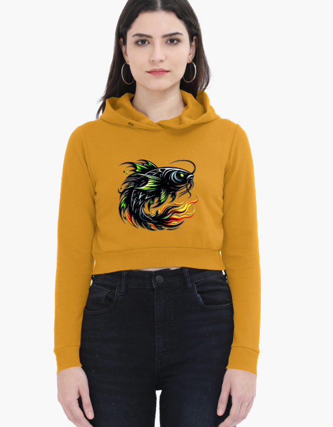Female Cropped Hoodie