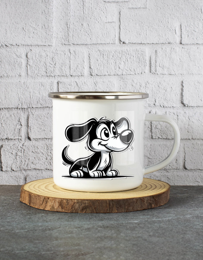 White Enamel Mugs